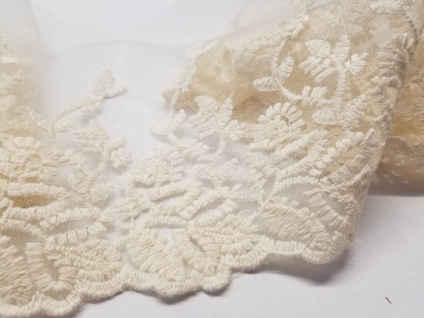 Vintage Embroidered Lace